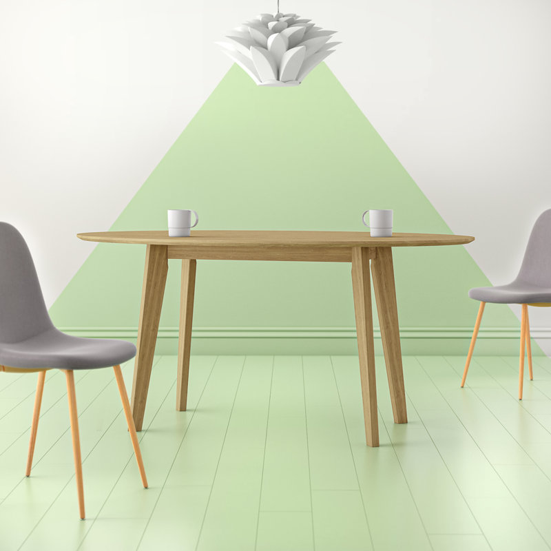 Klara Oval Solid Wood Base Dining Table