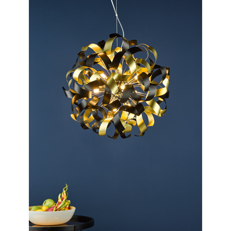 Cumber 9 - Light Polished Chrome Pendant