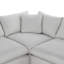 Stevie 165" Wide Right Hand Facing Anders Ivory Sofa & Chaise with Ottoman-1515302684