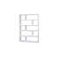 Jago 173cm H x 120cm W Geometric Bookcase-80165071