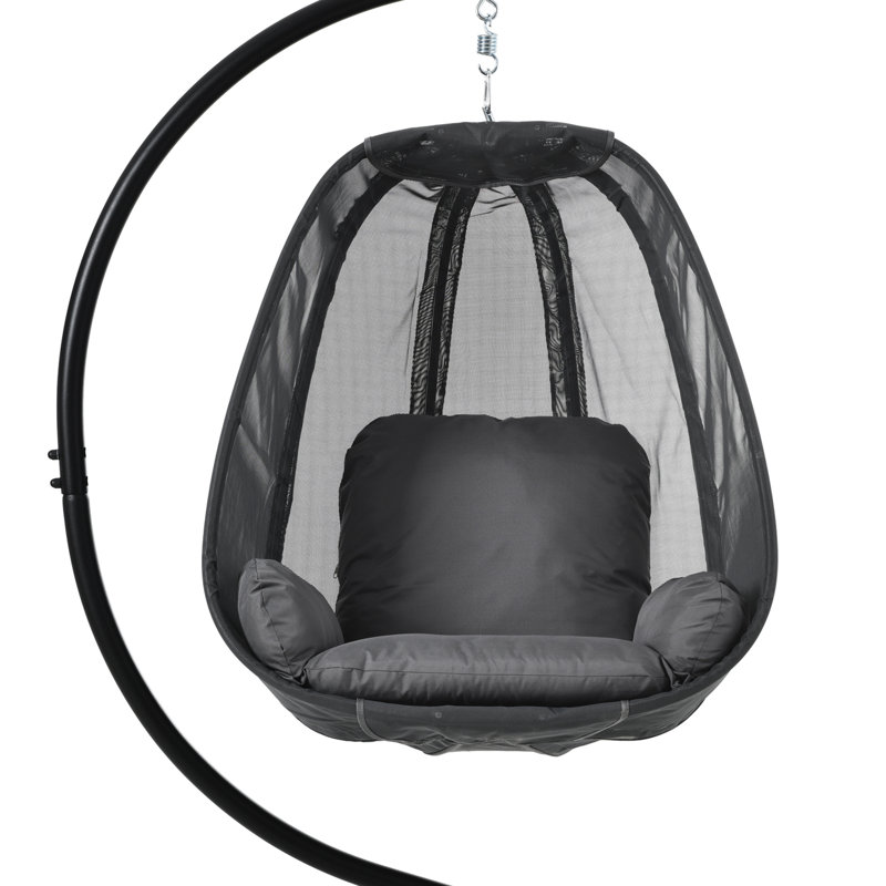 Hispaniola Swing Chair with Stand, Grey
