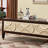 Neoclassical simple carved solid wood coffee table-110582317