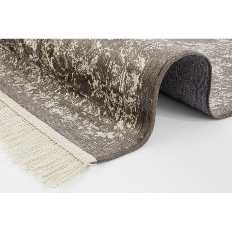 Tufted Black Rug, Rectangle 195 x 300cm