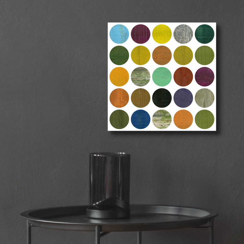 «Rustic Rounds 4.0» par Michelle Calkins, H 12 po x l 12 po x P 0,13 po