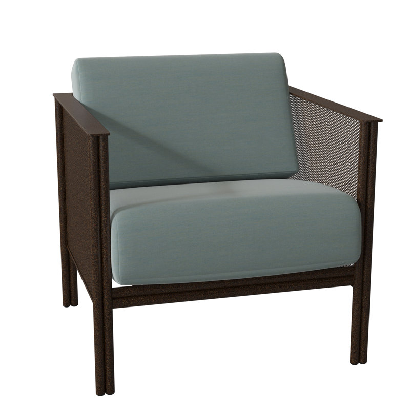 Jax Outdoor Lounge Chair, Canvas Spa Sunbrella® Canvas, Pewter
