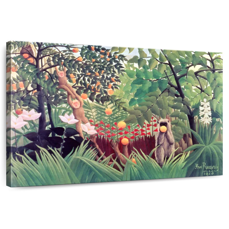 Paysage exotique d'Alvord 1910, H 16 po x l 24 po