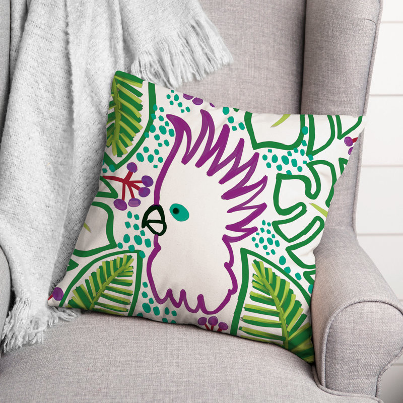  Housse de coussin d'extérieur carré et insert, Mauve