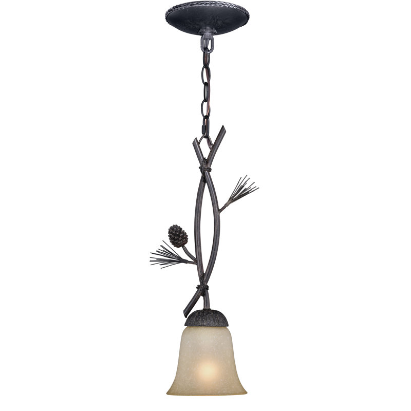 Stricklin 1 - Light Black Walnut Single Pendant