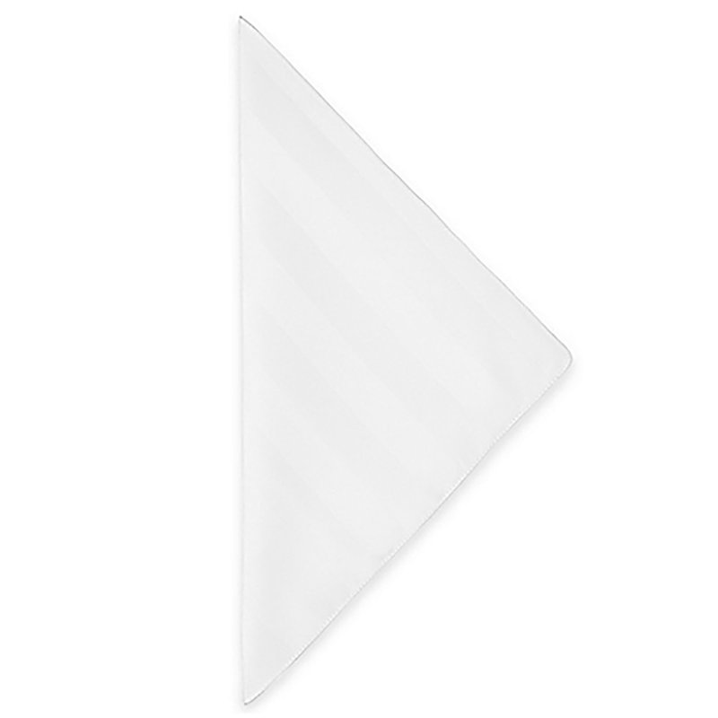Polyester Square Napkin, White