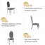 Chaise de salle à manger Miluc-853795238-853795239