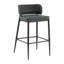 Ensemble de 2 tabourets de bar en métal et en cuir-530299299