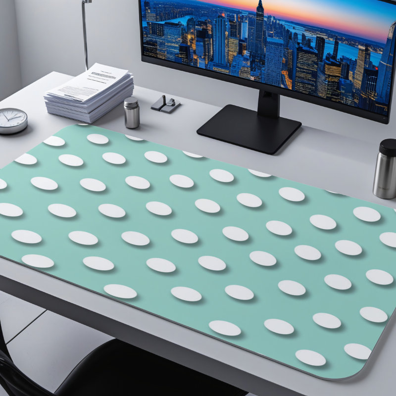 Polyester Desk Pad, 31.5x15.5