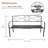 Yousif Iron Outdoor Bench