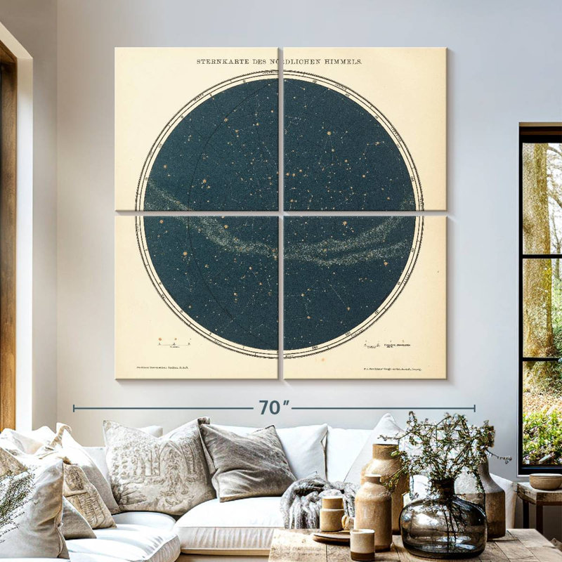 Oberle Celestial Sphere North, 57'' H x 57'' W