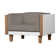 Catalina Outdoor Teak Lounge Chair