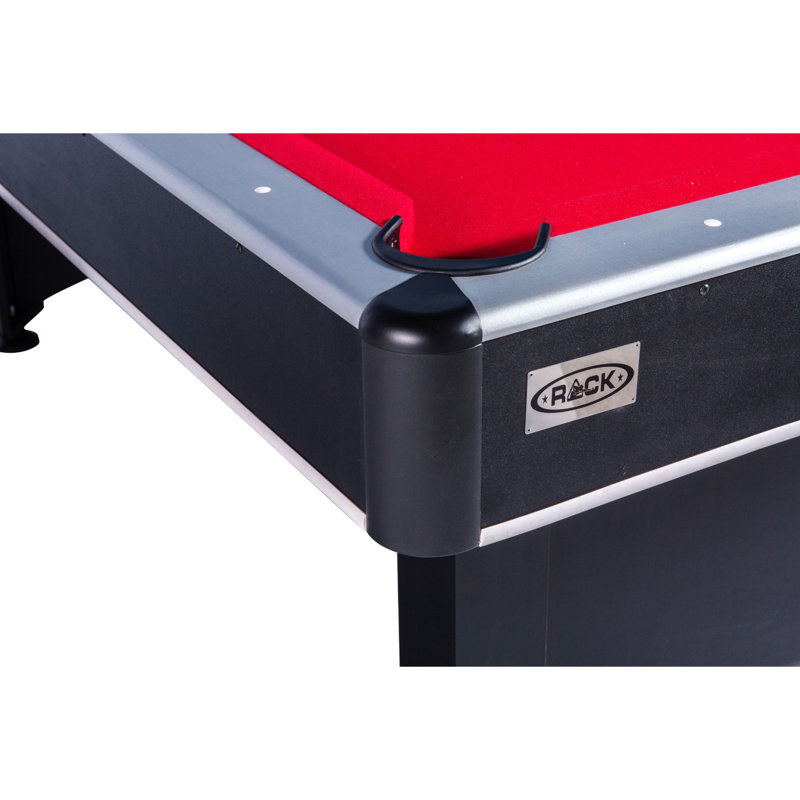 RACK Scorpius 7-Foot Multi Game with Table Tennis Billiard/Pool Table Tennis (Red)