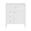 Meuble-lavabo de 30 po avec lavabo en céramique et armoire à pharmacie-1035687539