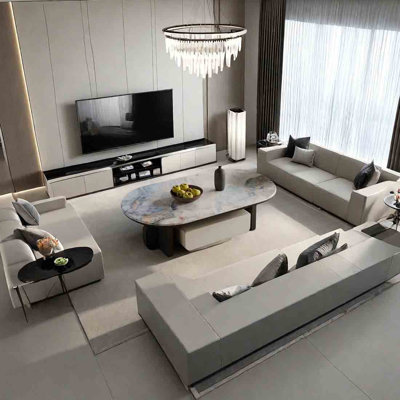 Microcrystalline Stone Coffee Table