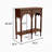 Brown Solid Wood Console Table