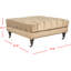 Repose-pieds carré capitonné 34,8 po Jaylon-479517666