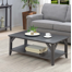 Table basse à 4 pieds avec rangement Keffer
