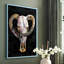 Horned Skull II, reproduction encadrée - bois massif-402200336-402200344