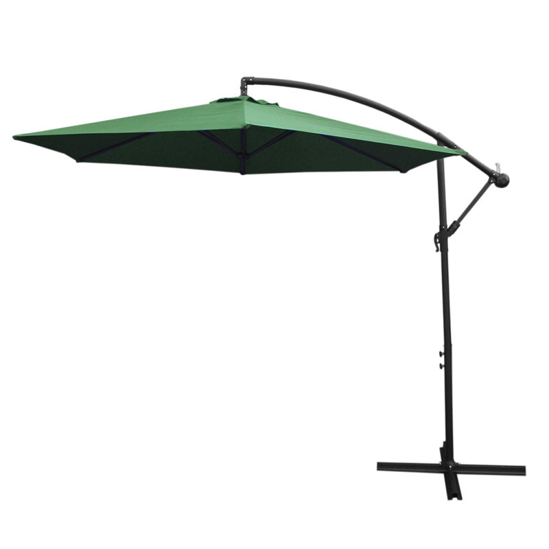 Ernie 300cm Cantilever Parasol, Green