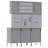 Set Of 5 Steel Large Height-Adjustable Work Cabinet-785784995