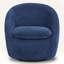 Fauteuil d'appoint moderne pivotant en tonneau, pivotant sur 360 degrés, 350 lb (ensemble de 2)-647628046
