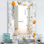 Miroir mural traditionnel à coeurs en cascade-40101511