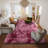 5x7 ft Tie-dyed Dark Red Shag Rug, Ideal for living room decor, Ultra-Soft Puffy Fluffy Rug for Bedroom Flooring, Aesthetic Carpets Suitable for Kids' Rooms, Dorms, and Home Decor-655692653