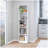 Sutton Slim Bookcase With Modern 5-Shelf Design-592897795-592897792
