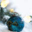 D4,7 po, boules de Noël décoratives, boules de Noël suspendues en verre pour décorations de fêtes, ensemble de 4