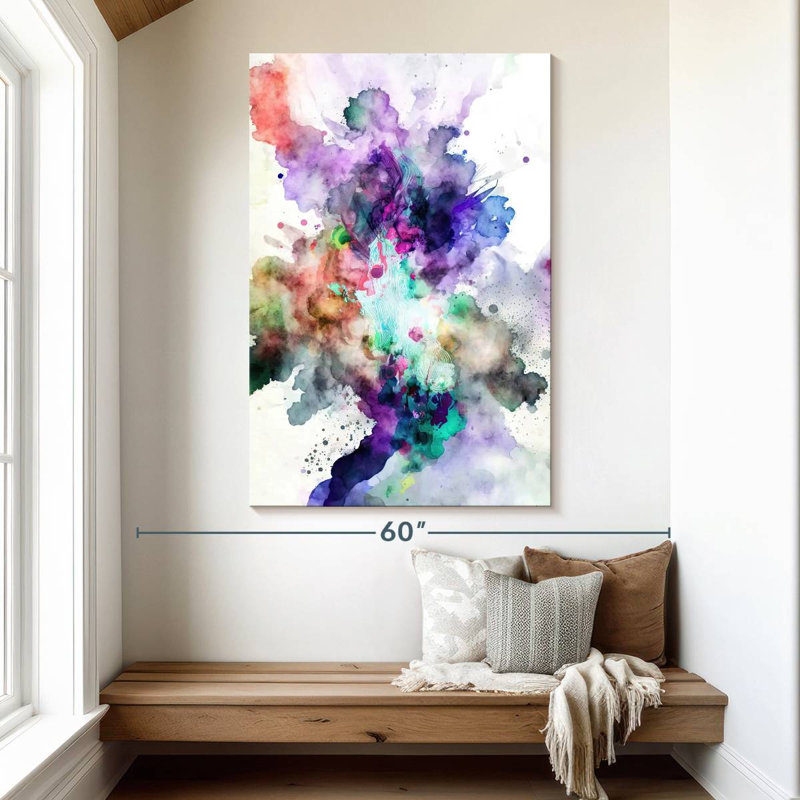 Avery Chromatic Symphony I, 51" H x 34" W