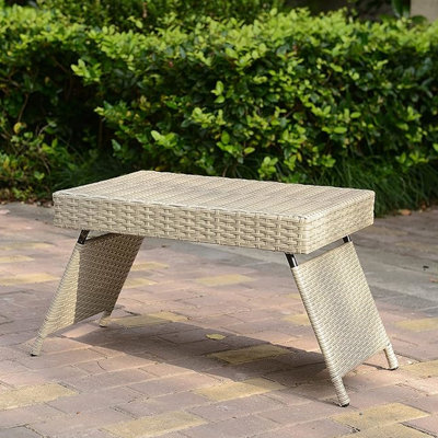 Table pliante grise portative, légère à 7 lb, résistante aux intempéries, facile à entretenir, sans assemblage, 23,5 po de profondeur, 16 de large, haute, pour le rangement, l'entretien, la profondeur du produit, la largeur, la hauteur