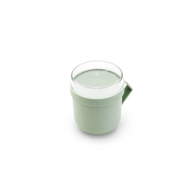 Grande tasse à soupe et à emporter de Bourgogne, 600 ml (20,3 oz liq.), Vert jade