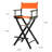30" Folding Director Chair with Canvas-19623374-19623377