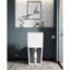 Toilette allongée en céramique à hauteur confortable, 1,1 / 1,6, blanche, et siège en céramique, allongée, hauteur confortable, mode accrédité
