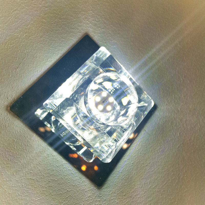Acaia Crystal LED Flush Mount, 3800