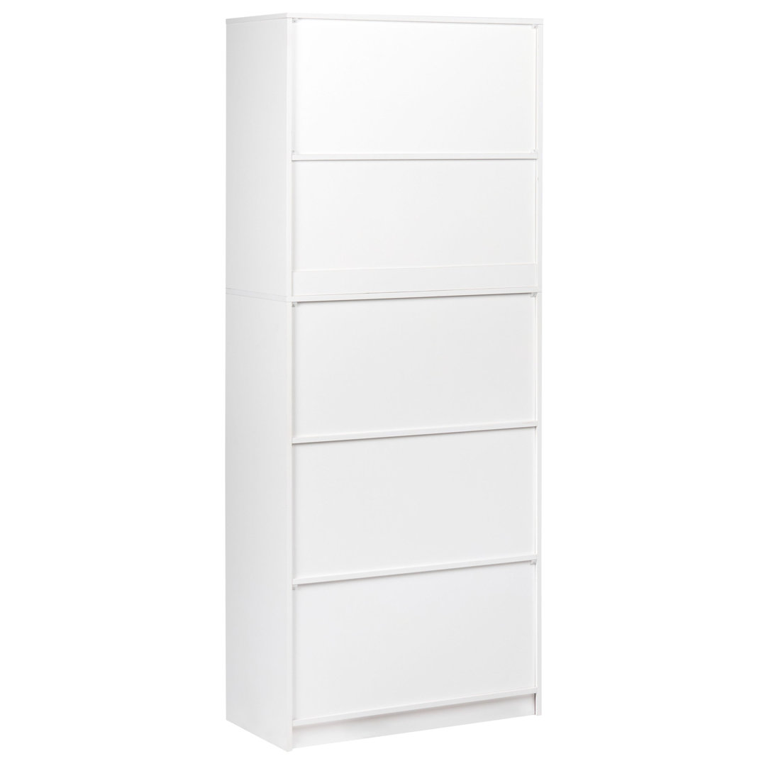 Almaguer 197cm H x 80cm W Particle Board Bookcase