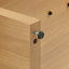 Armoire tourne-disque moyenne avec rangement en vinyle Gemma