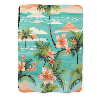 Island Landscape - 1 Piece Premium Blanket