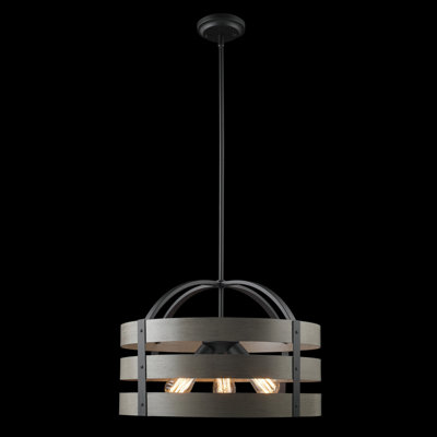 Lustre lanterne 3 lumières Maddox