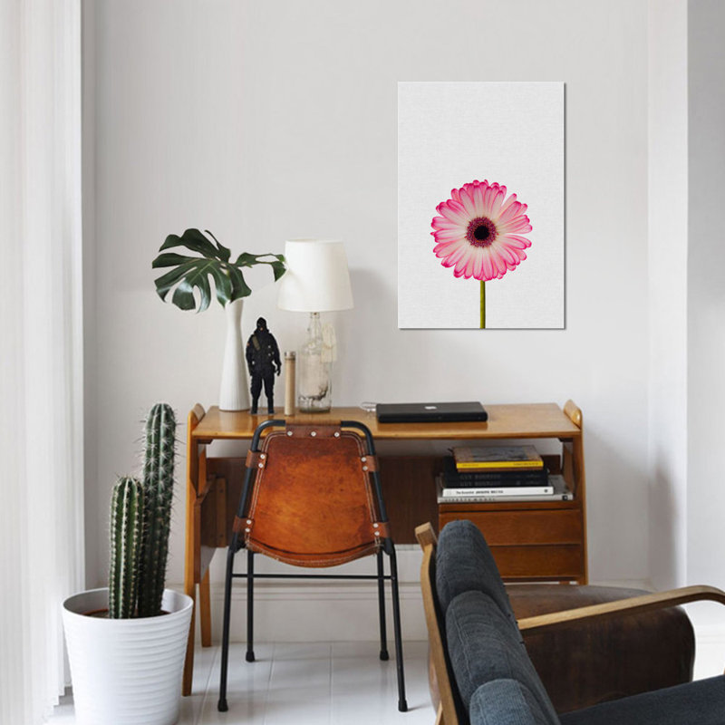«Daisy», impression sur toile, H 12 po x l 8 po x P 0,75 po, Pas de tapis, Toile tendue