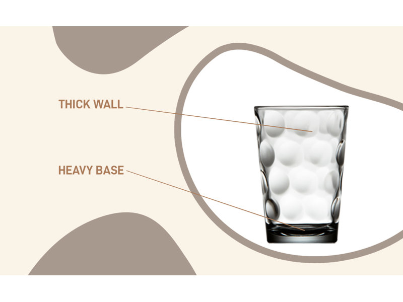 Ensemble de verres à jus 6 pièces 200 ml - Boisson moderne sans plomb pour l'eau, les cocktails et le whisky