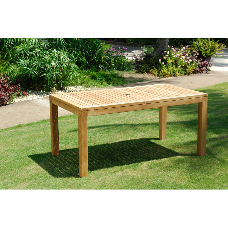 Anautica 6 - Person Patio Dining Set with Rectangular Table