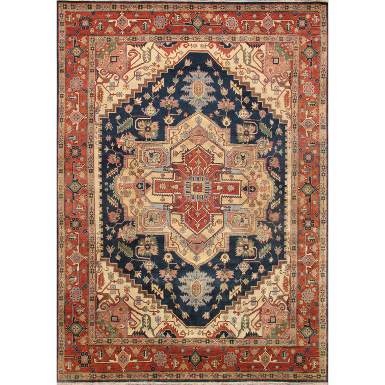 Serapi Hand Knotted Wool Oriental Area Rug