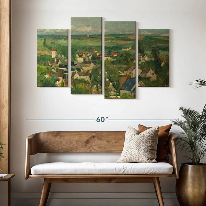 Alvord Auvers Panoramic View, 32" H x 52" W
