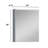 W 30'' H Surface Frameless Medicine Cabinet Mirror 2 Fixed-67860946
