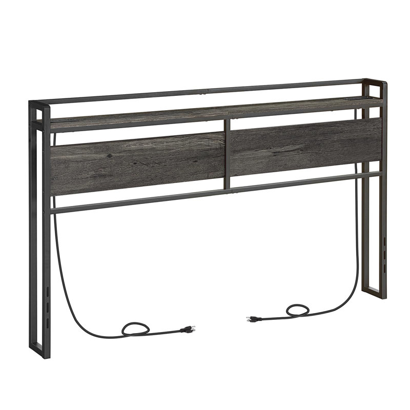 Très grande tête de lit, Très grand, Gris anthracite